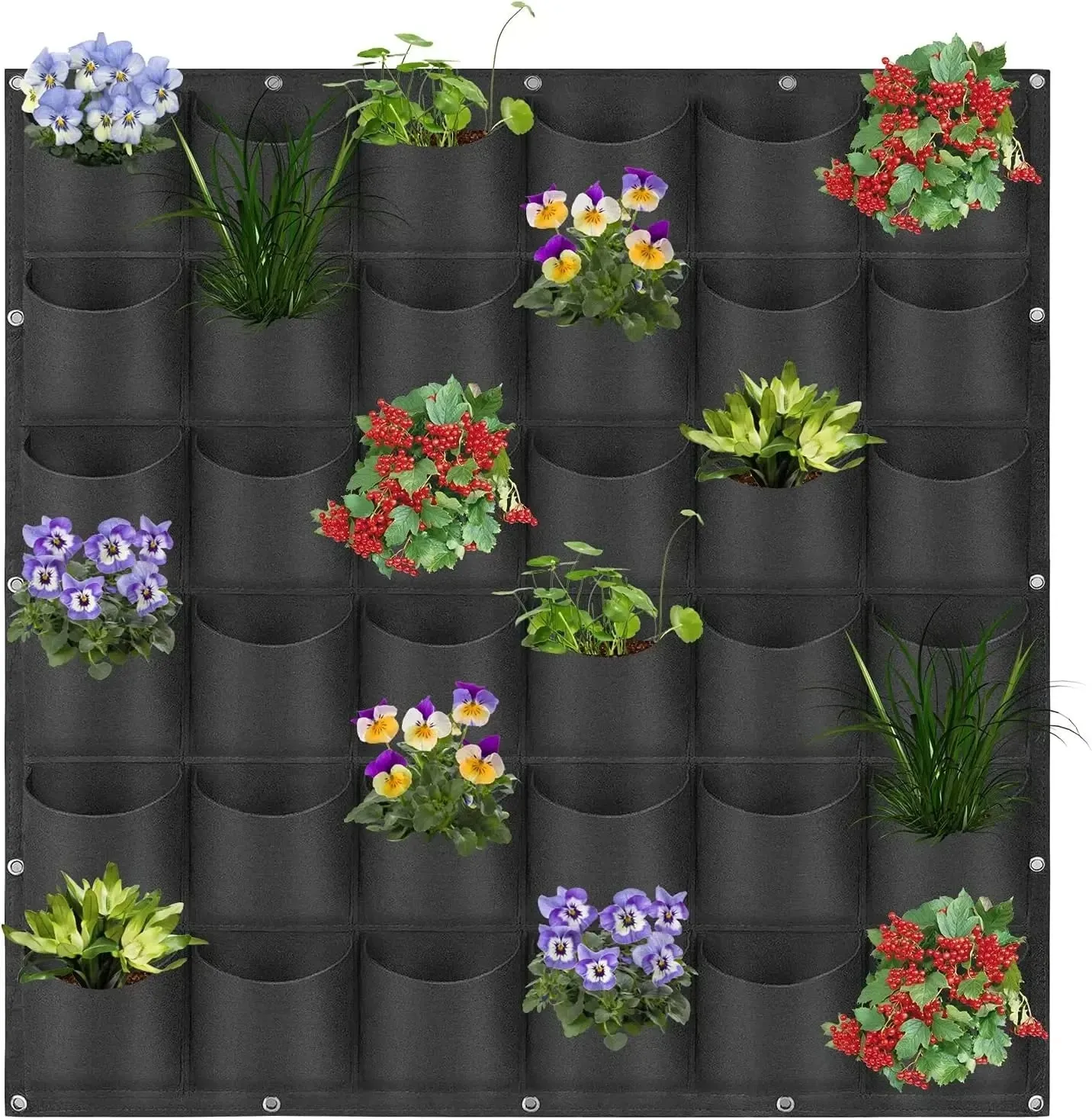 Vertical Multi-Pocket Grow Bags