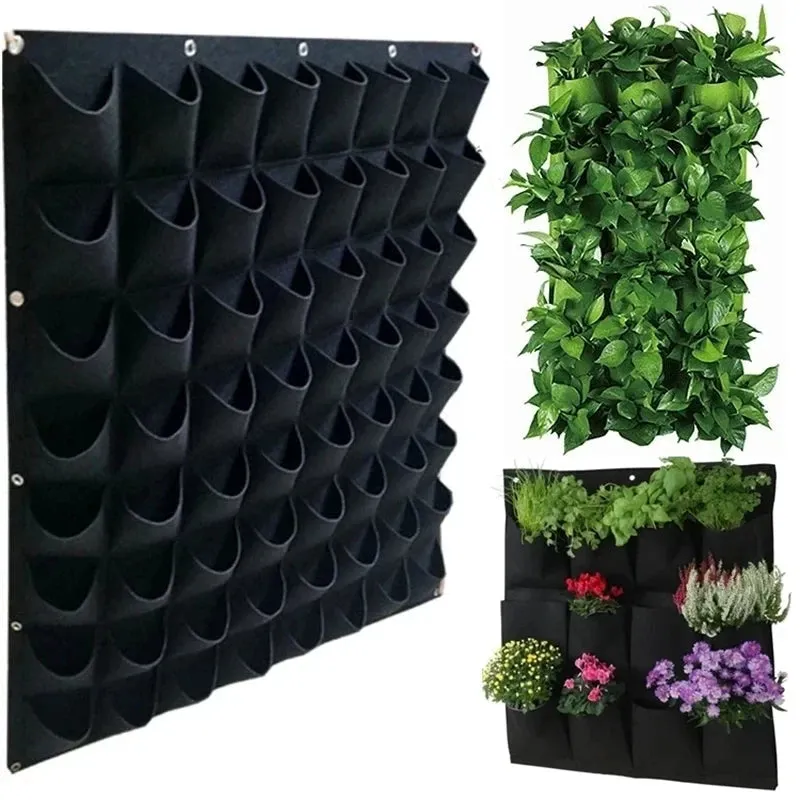 Vertical Multi-Pocket Grow Bags