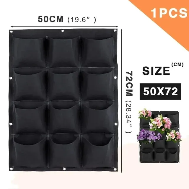 Vertical Multi-Pocket Grow Bags