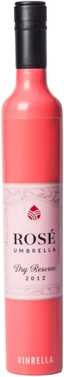 VINRELLA Wine Bottle Umbrella - Portable and Compact Travel Umbrella, Waterproof and Windproof, UV Blocker