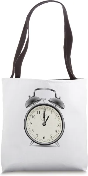 Vintage Alarm Clock Tote Bag