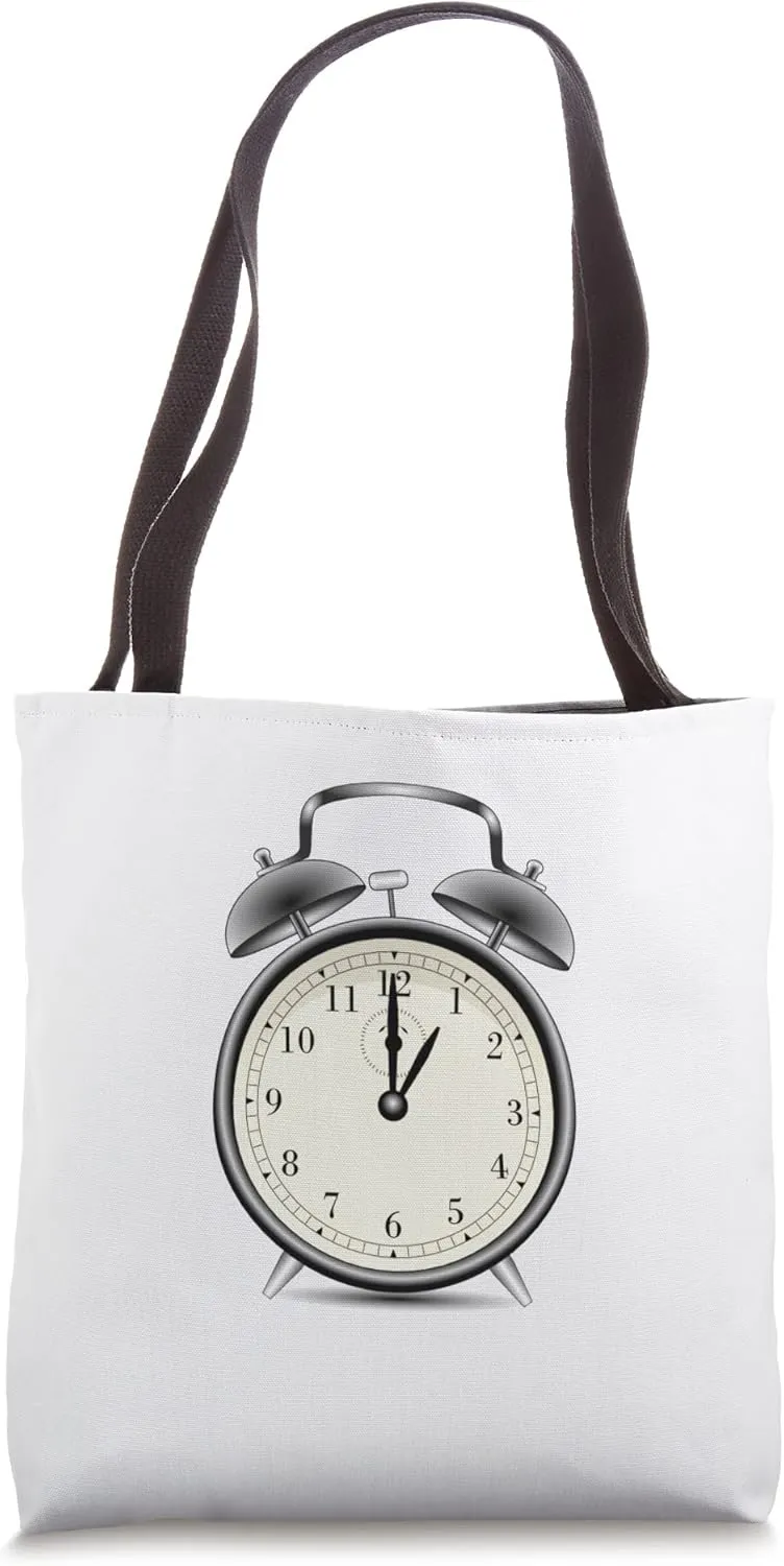 Vintage Alarm Clock Tote Bag