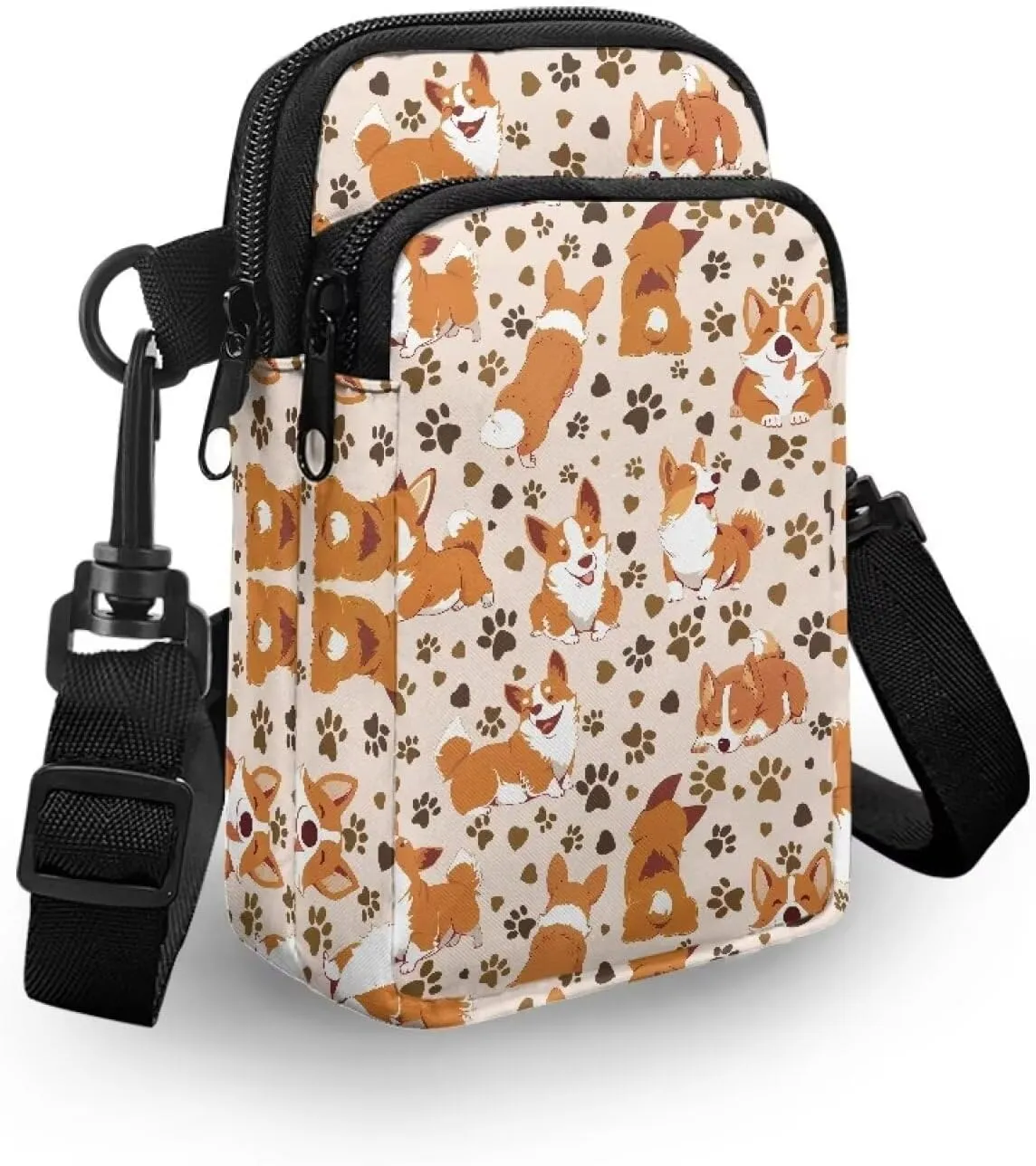 Vintage Crossbody Phone Bag for Women, Small Shoulder Purse and Handbag with Adjustable Strap