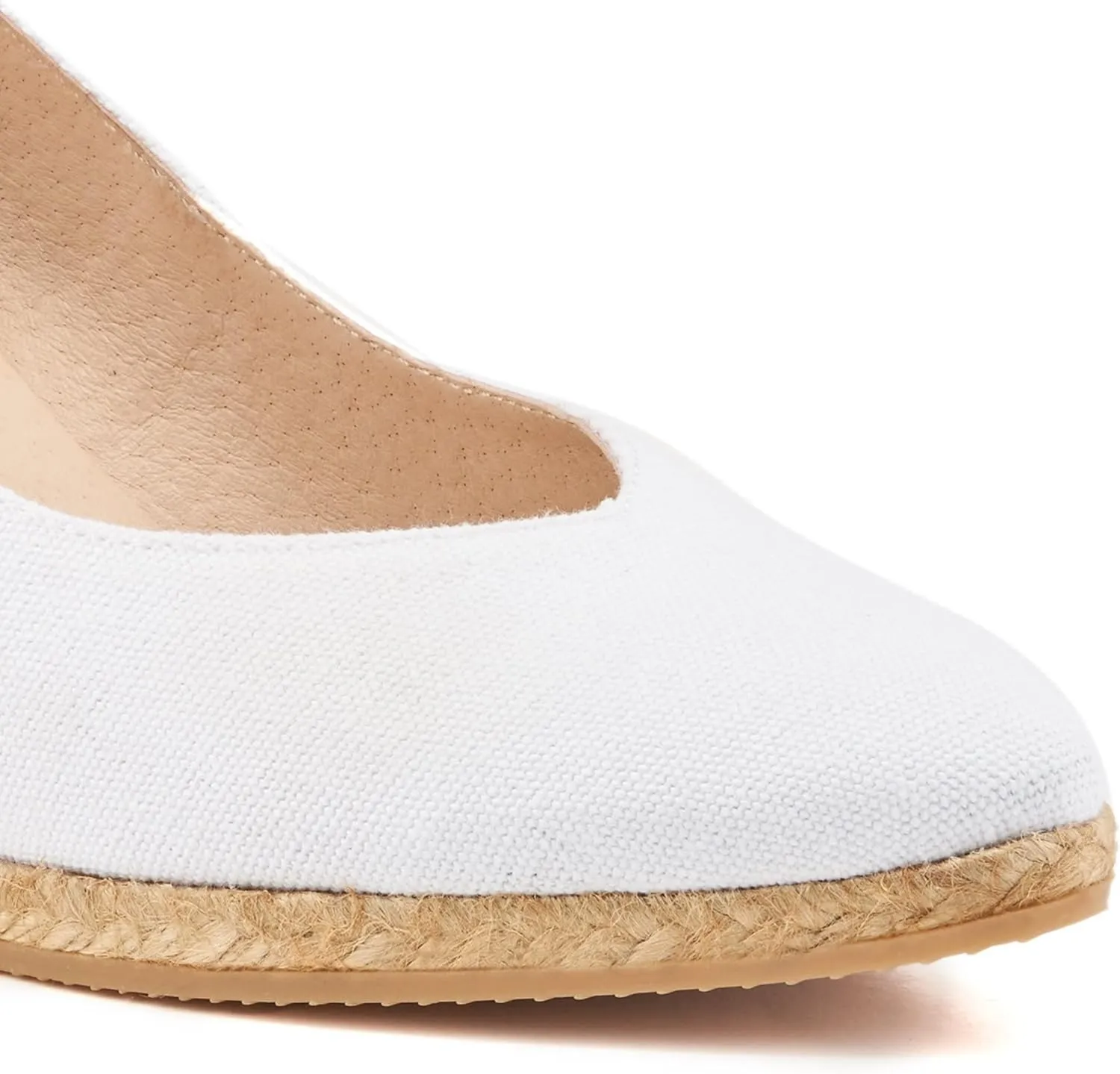 VISCATA Roses Espadrille Canvas Wedges Spain Handmade 2 ½” Heel Woman Wedge Pumps with Organic Cotton Canvas and 100% Natural Jute Midsole for All Occasions: Casual, Work, Party