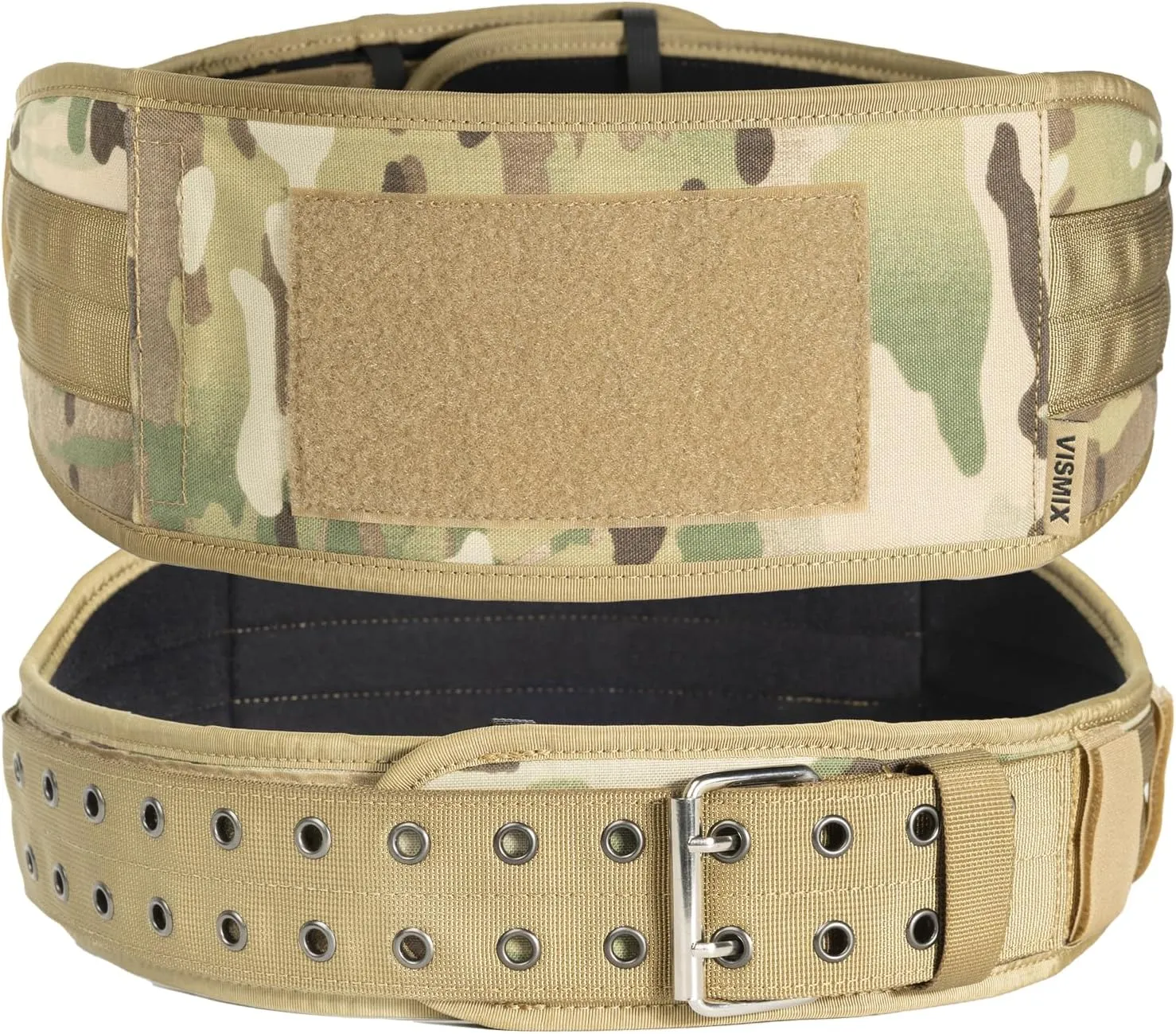 VISMIX Nylon Weight Lifting Belt for Back Support, Gym Belt for Training, Strength Training, Powerlifting, Squat & Deadlift-Adjustable Weightlifting Belt