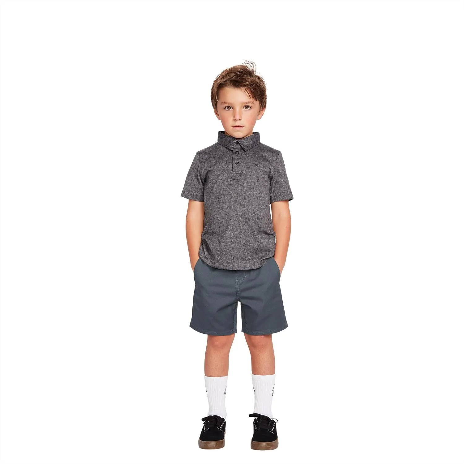 Volcom Boys' Wowzer Short Sleeve Polo Shirt