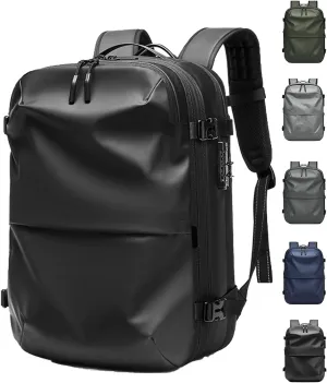 Voyagevac Vacuum Backpack for Travel, Air Travel Bag 2nd Gen, Anti-Theft and Wear-Resistant, Large Capacity (Black, No air pump)