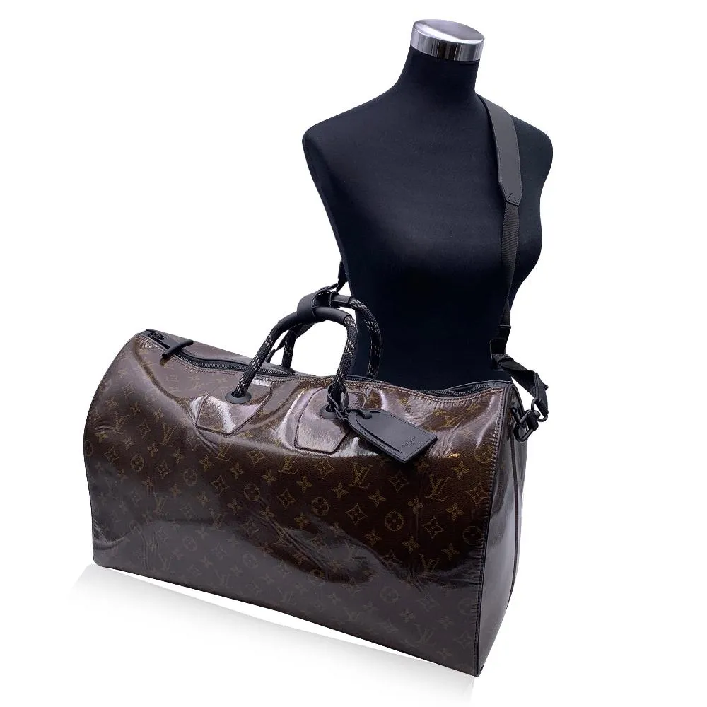 Vuitton Best-in-class Keepall Brown Louis Limited access Canvas