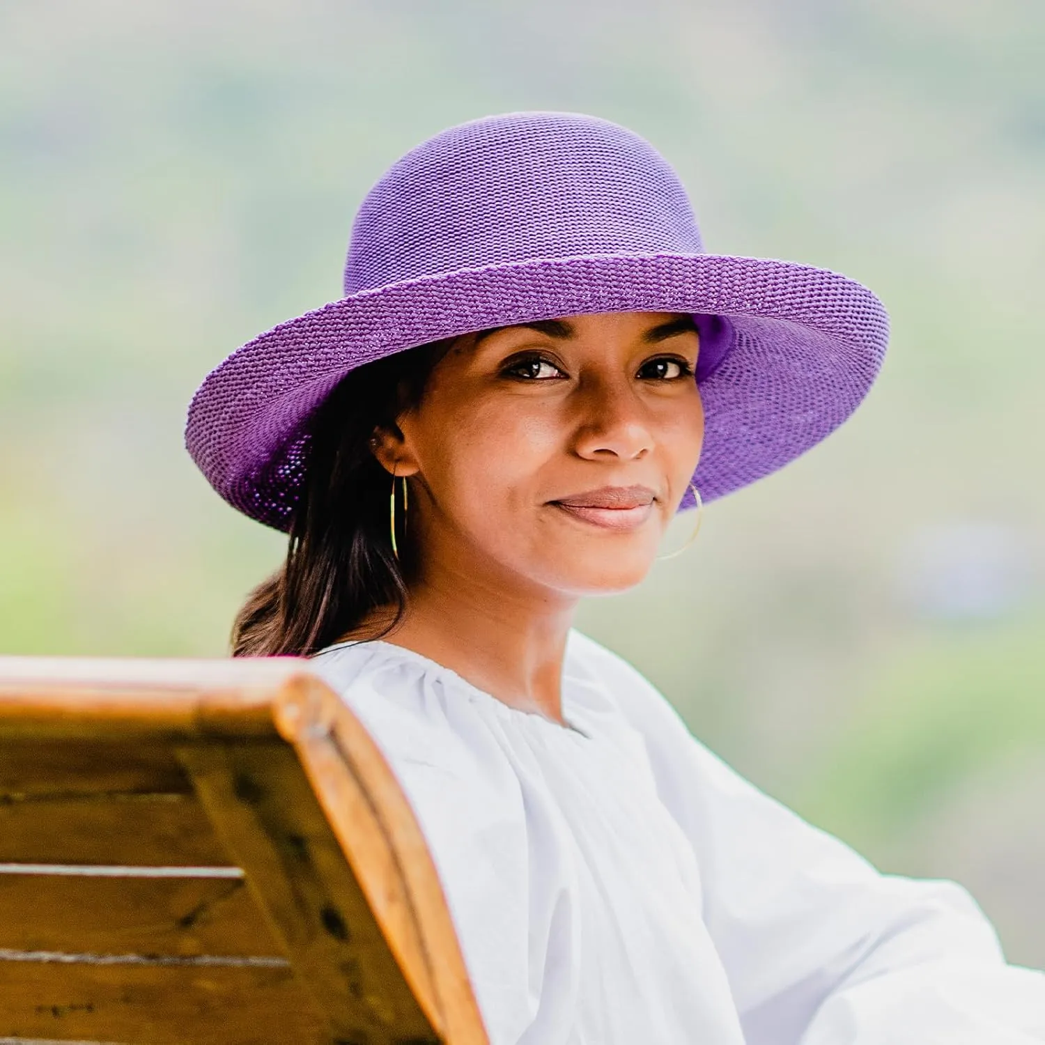 Wallaroo Hat Company Women’s Victoria Sun Hat – Wide Brim, Packable, Adjustable, Breathable, Lightweight Summer Beach Hat