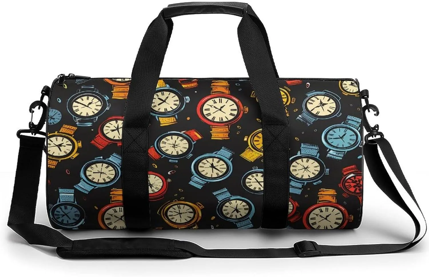 Watch Collector Funny Wristwatch Lover Gym Bag Lightweight Duffel Bag Workout Bag Overnight Backpack Travel Bags for Men Women