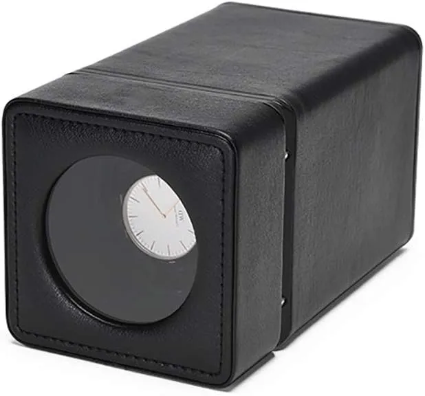 Watch Shaker, Single Watch Silent Box, Exquisite Fully Automatic Mechanical Watch Winder, Pure Color pu Leather Household Shaker, 105 * 160 * 103mm