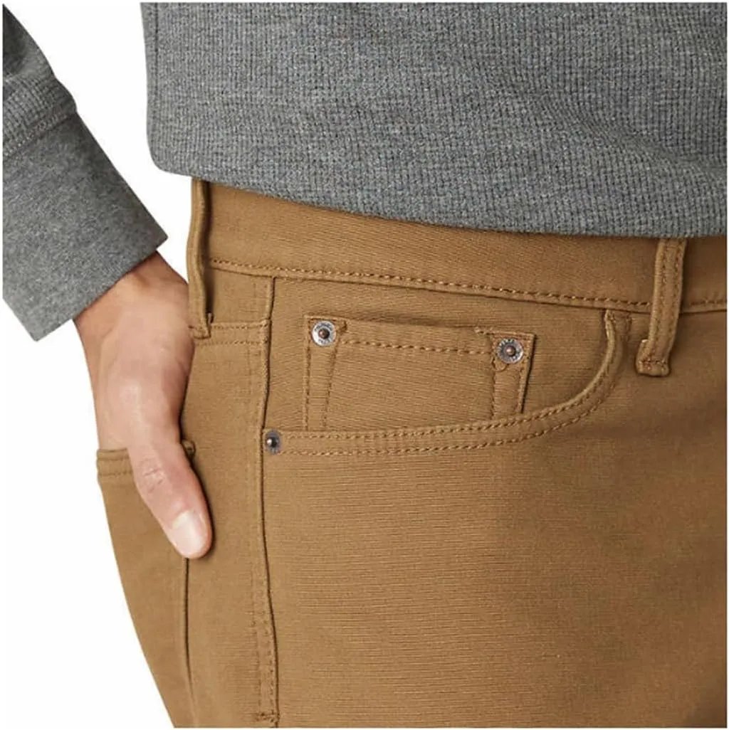 Weatherproof Vintage Fleece Lined Pants - Men's Regular Fit Fleeced Lined Canvas Pants for Mens