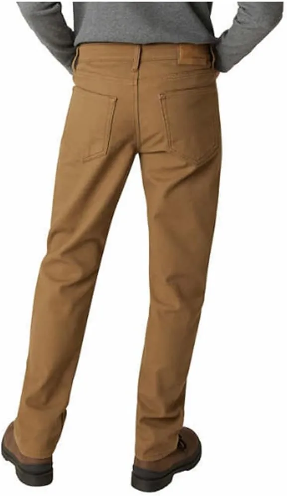 Weatherproof Vintage Fleece Lined Pants - Men's Regular Fit Fleeced Lined Canvas Pants for Mens