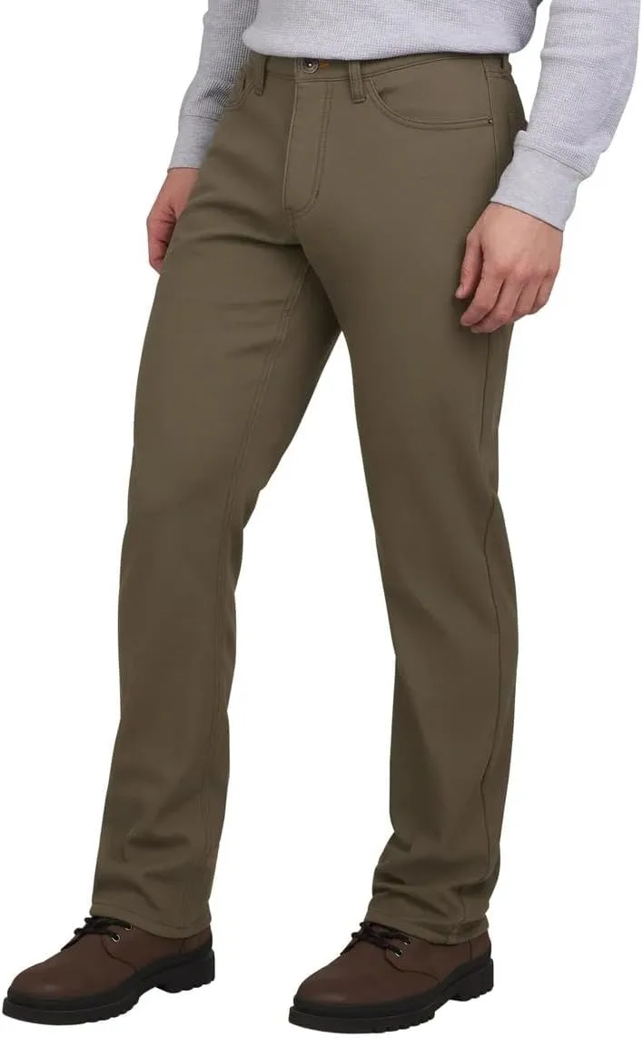 Weatherproof Vintage Men’s Bonded Fleece Lined Canvas Pant