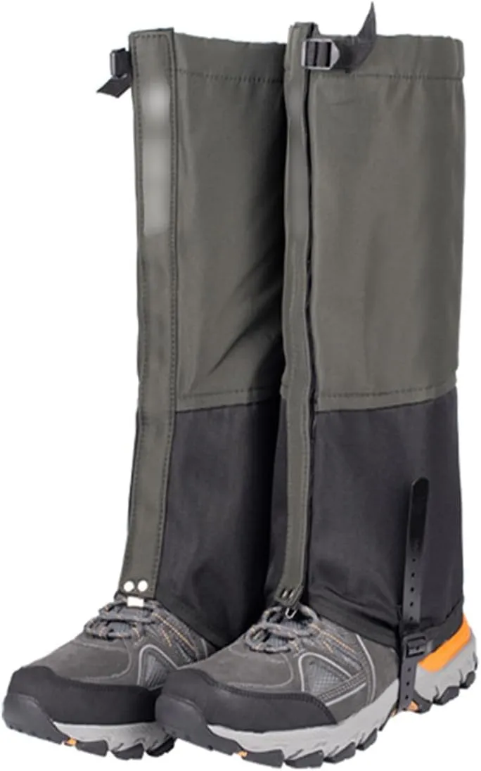Weed Eating Leg Guards, Waterproof Lawn Trimming Care Leg Protection, Men and Women Snow Boot Gaiters for Hiking, Walking, Hunting, Backpacking and Outdoor Climbing