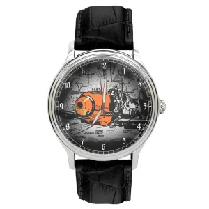 Whaaam! Bf-109 Messerschmitt Luftwaffe Lichtenstein Pop Art Dial Collectible WW-II Solid Brass Wrist Watch