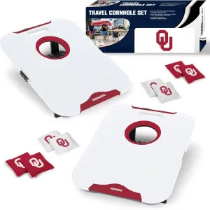 Wild Sports NCAA Pro Football All-Weather Cornhole Set - Travel Bean Bag Toss Set Includes 8 Bean Bags