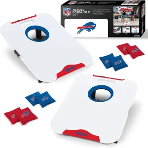 Wild Sports NFL Pro Football All-Weather Cornhole Set - Travel Bean Bag Toss Set Includes 8 Bean Bags