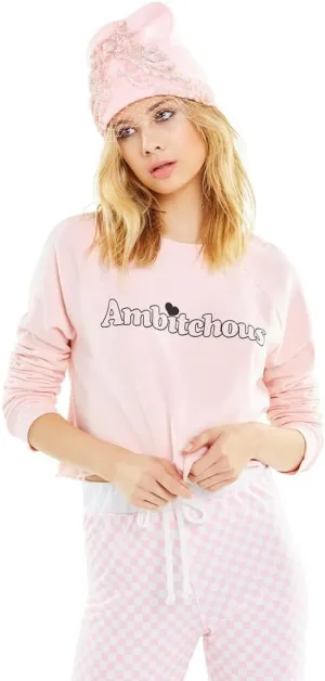 Wildfox Ambitchous Beach House Crop Tee