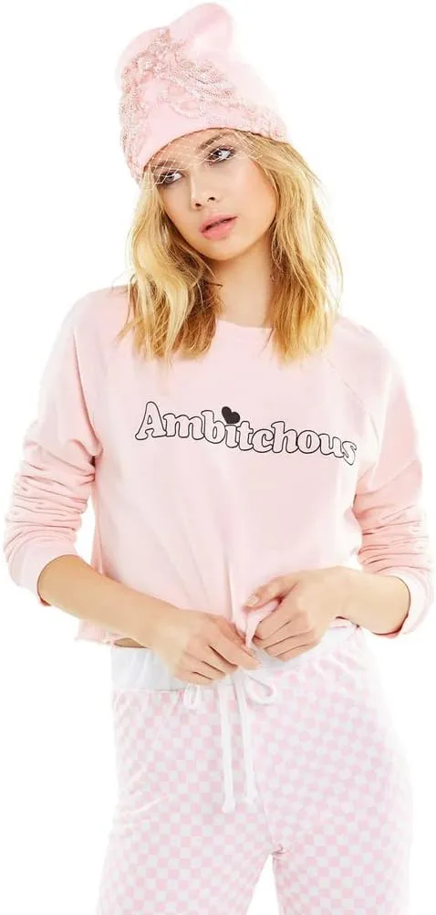 Wildfox Ambitchous Beach House Crop Tee