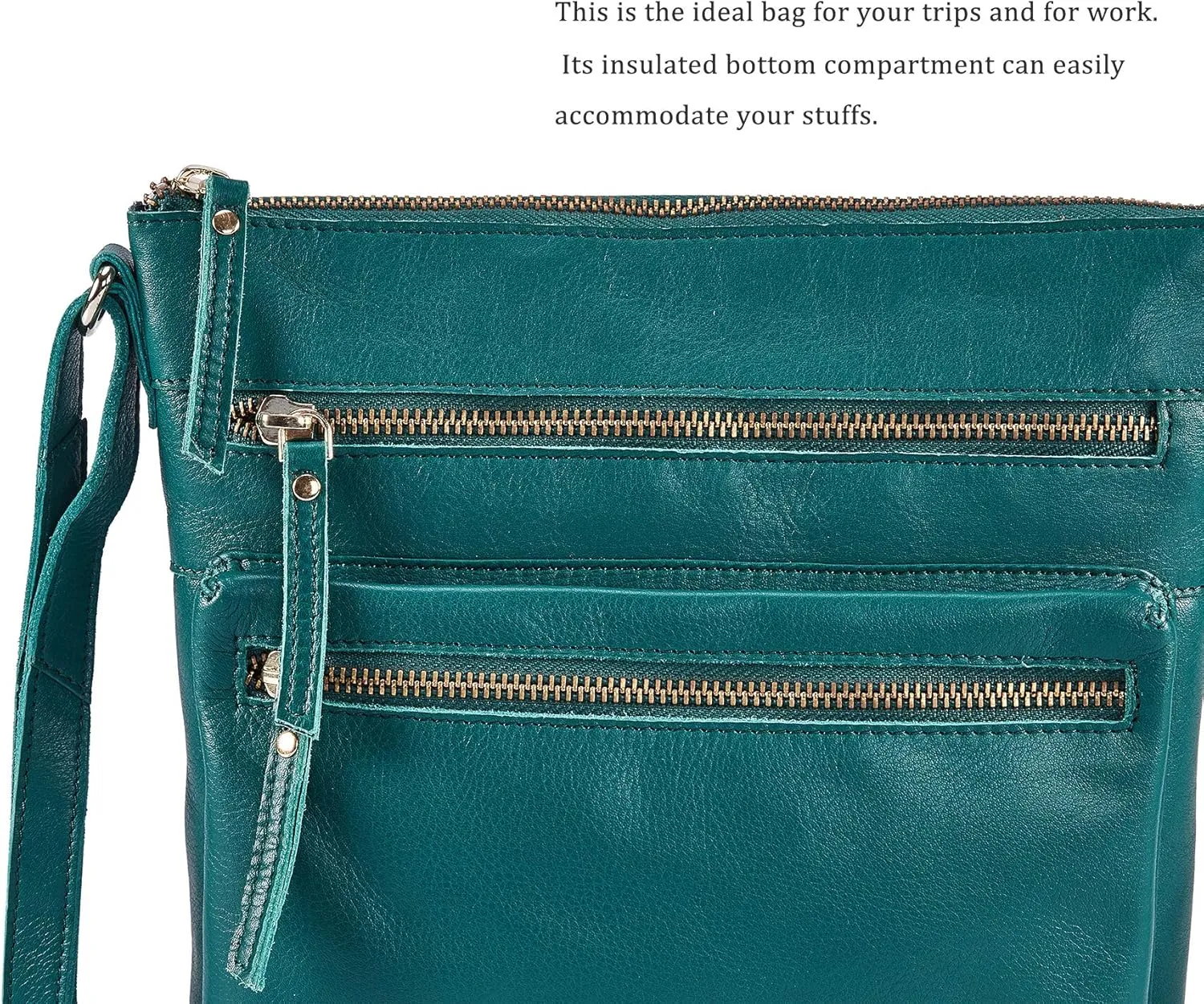 Wise Owl Accessories Small Crossbody Bags for Women Real Leather Purse Handbags Crossover Over the Shoulder Pocketbook
