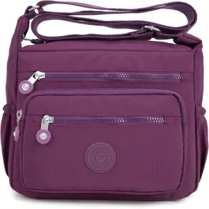 Women Shoulder Handbag Roomy Multiple Pockets Bag Ladies Crossbody Purse Tote Top Handle Satchel