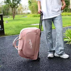 Women's & Men's & Buggy With Wheels Soft Of Travel Bags