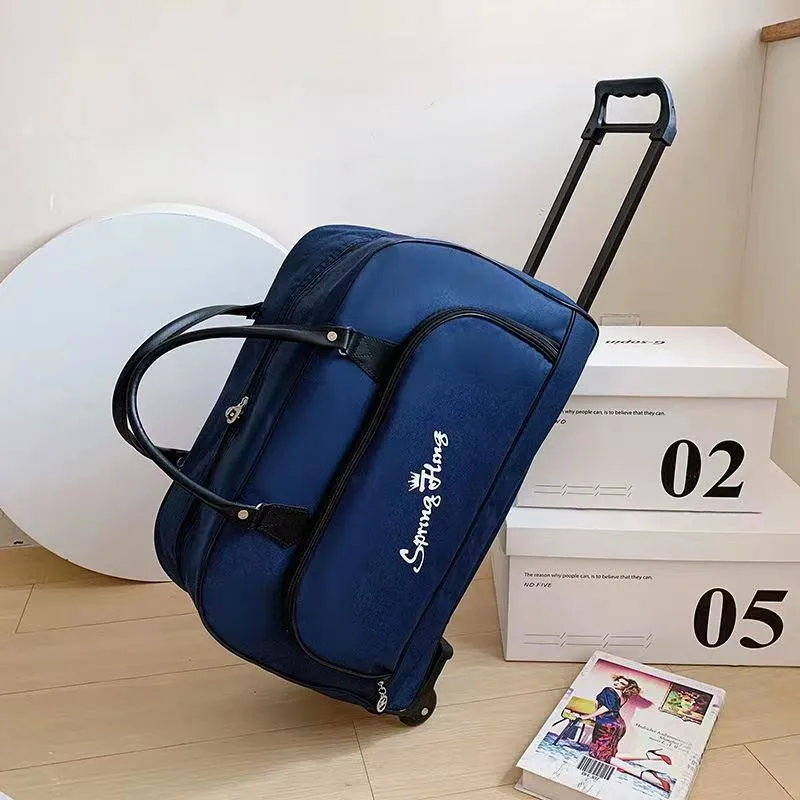 Women's & Men's & Buggy With Wheels Soft Of Travel Bags