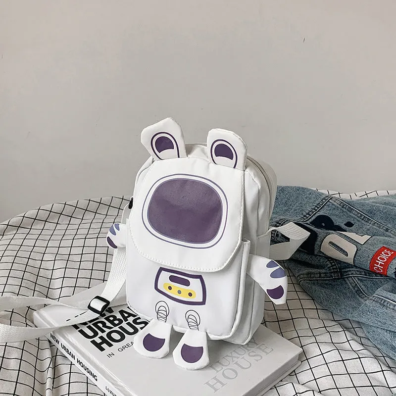 Women's Cartoon Cute Clutch Mobile Korean Style Shoulder Bags