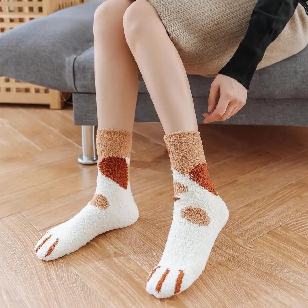 Women's Cute Dog Cat Socks Funny Cartoon Animal Pattern Cotton Fun Crew Dress Sock Gifts for Girl