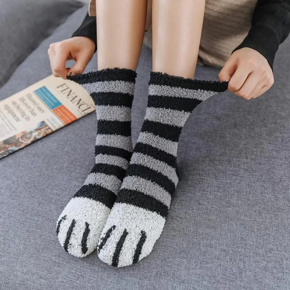 Women's Cute Dog Cat Socks Funny Cartoon Animal Pattern Cotton Fun Crew Dress Sock Gifts for Girl