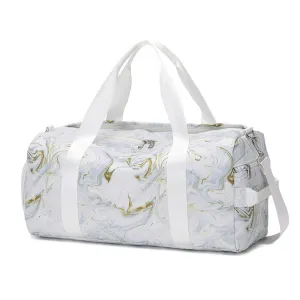 Women's Large Capacity Foldable Travel Rain Bag Dry Wet Separation Waterproof Sports Handbag