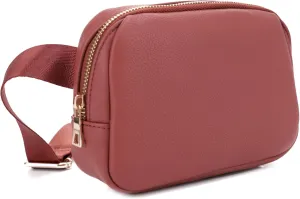 Womens Mens Light Weight Small Compact Multi Pocket Fashion Waist Packs Belt Bags