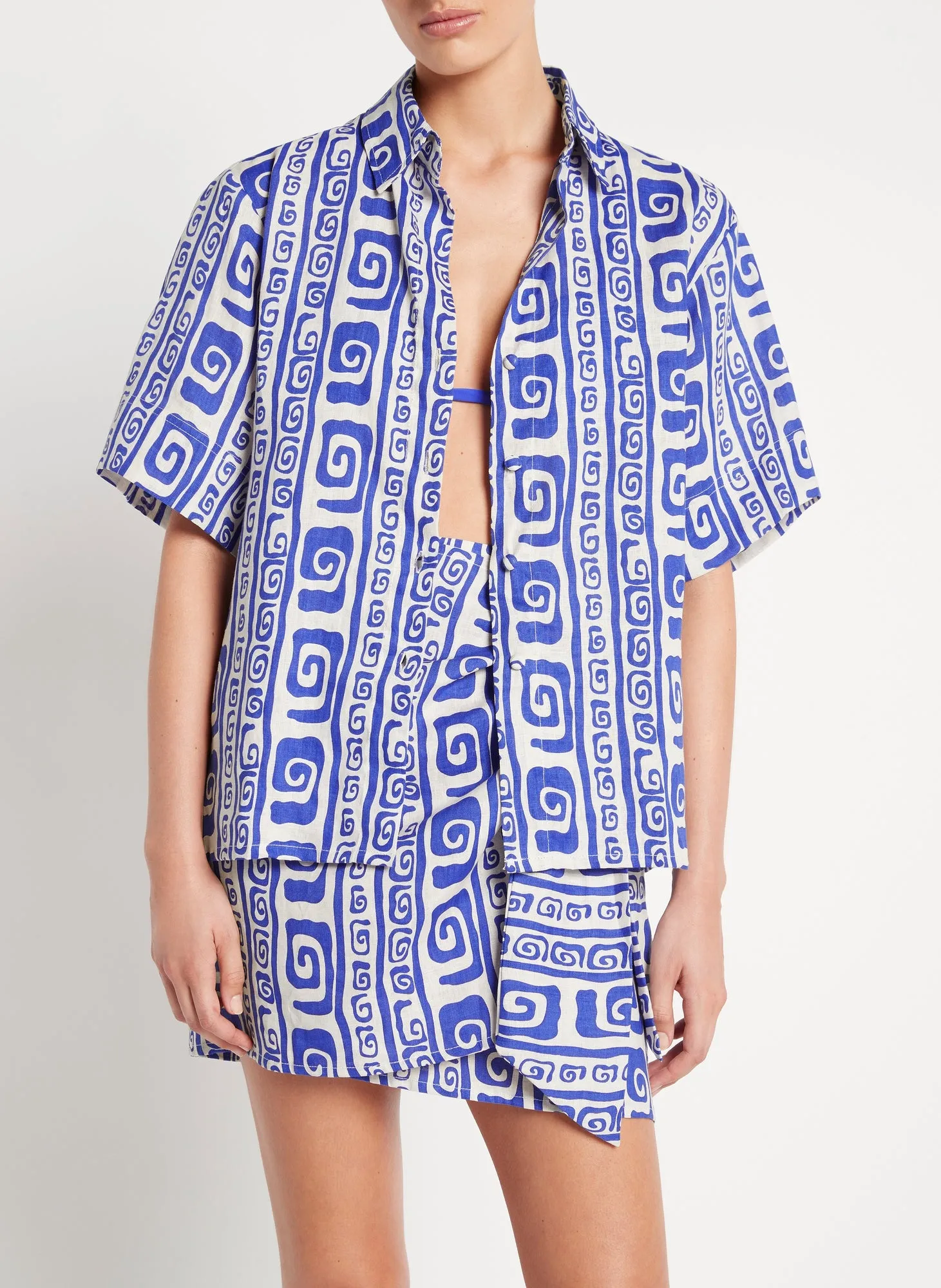 Women's Oversized Short Sleeve Shirt
