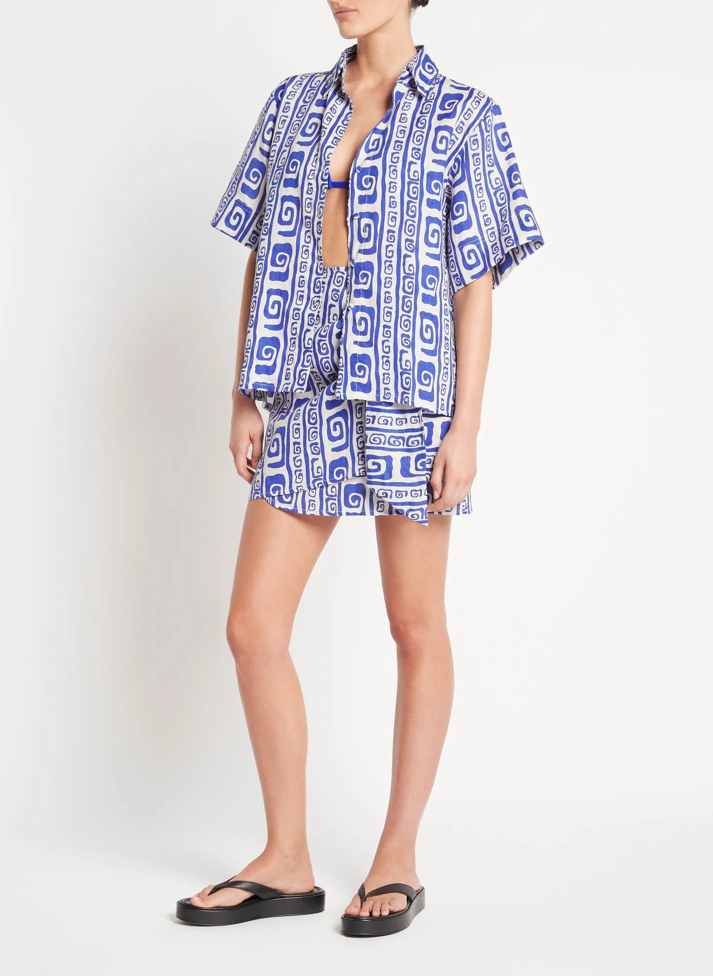 Women's Oversized Short Sleeve Shirt