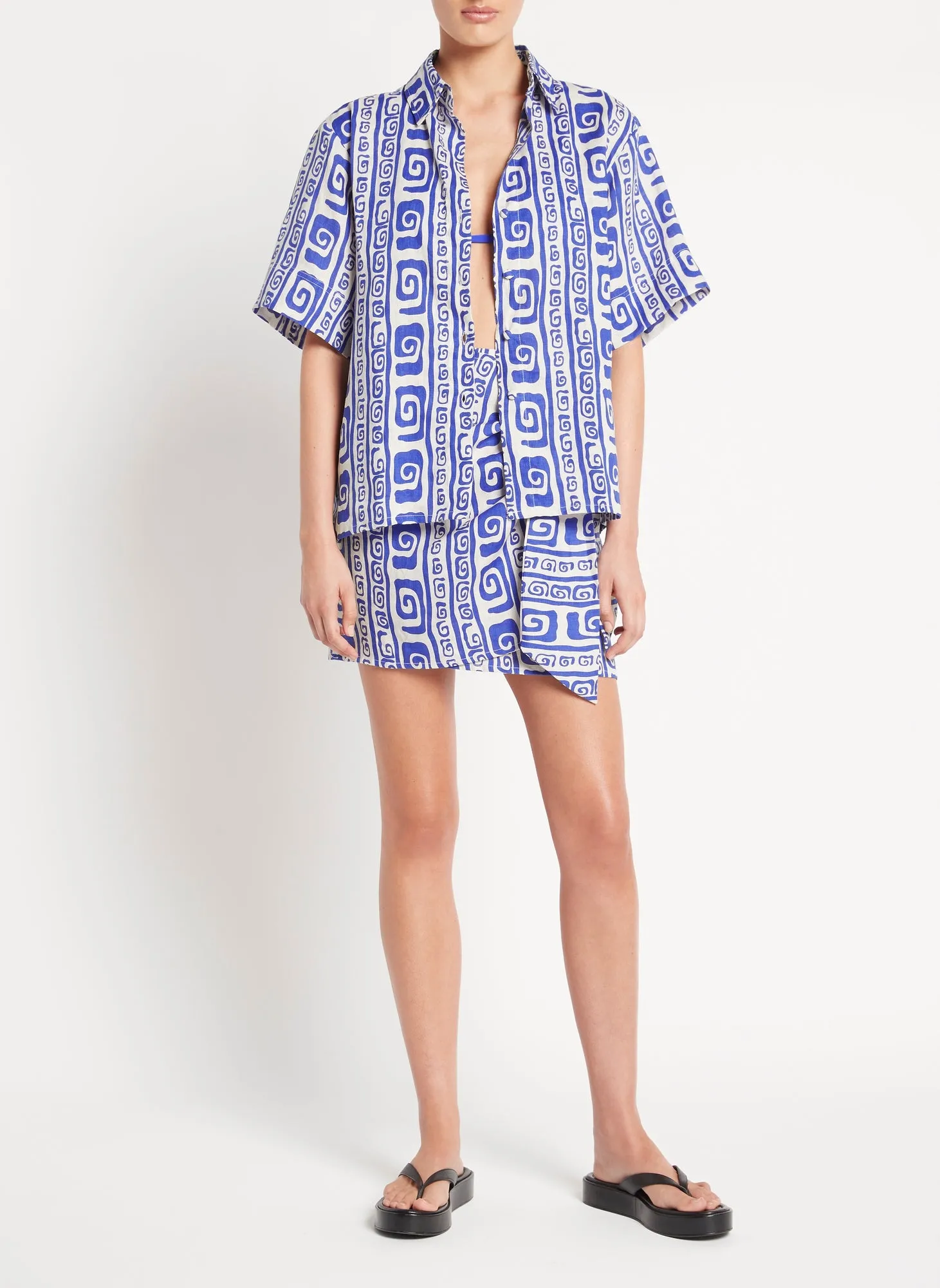 Women's Oversized Short Sleeve Shirt