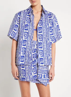 Women's Oversized Short Sleeve Shirt