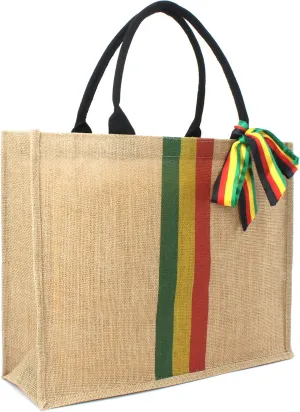 Woven Large Beach Bag for woman Straw Bag Beach Tote Handmade Weaving Shoulder Bag Handbag Jamaican Africa Reggea