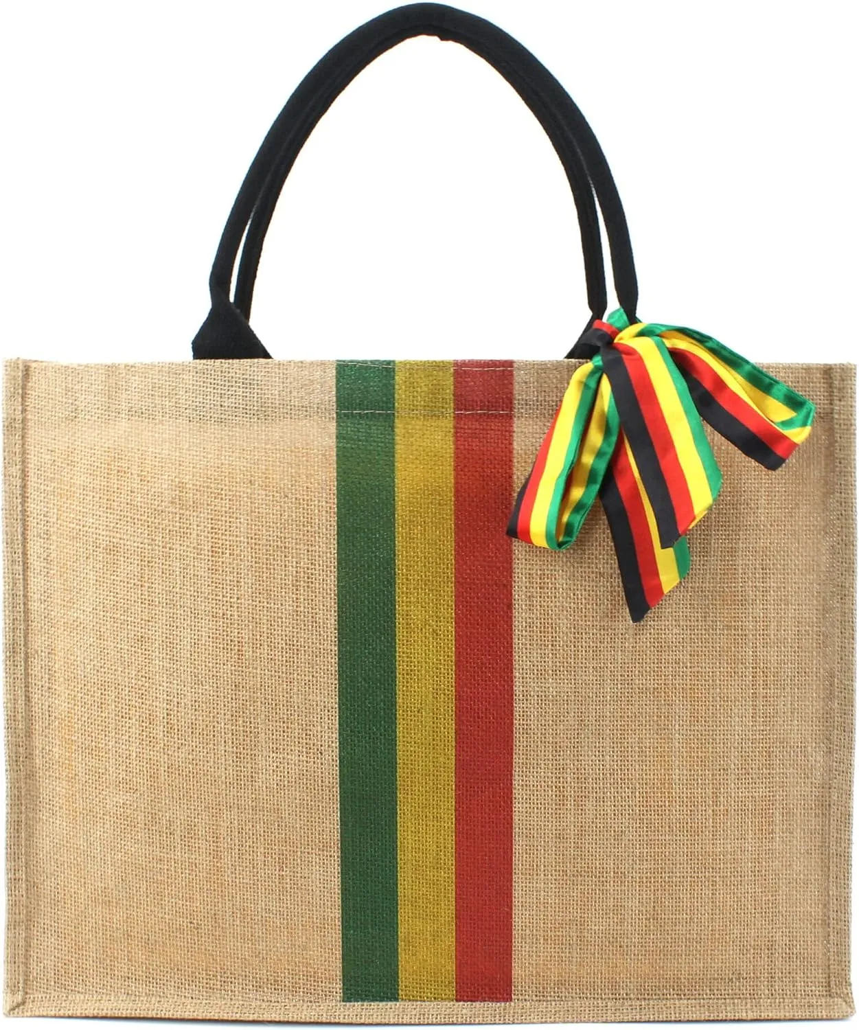 Woven Large Beach Bag for woman Straw Bag Beach Tote Handmade Weaving Shoulder Bag Handbag Jamaican Africa Reggea