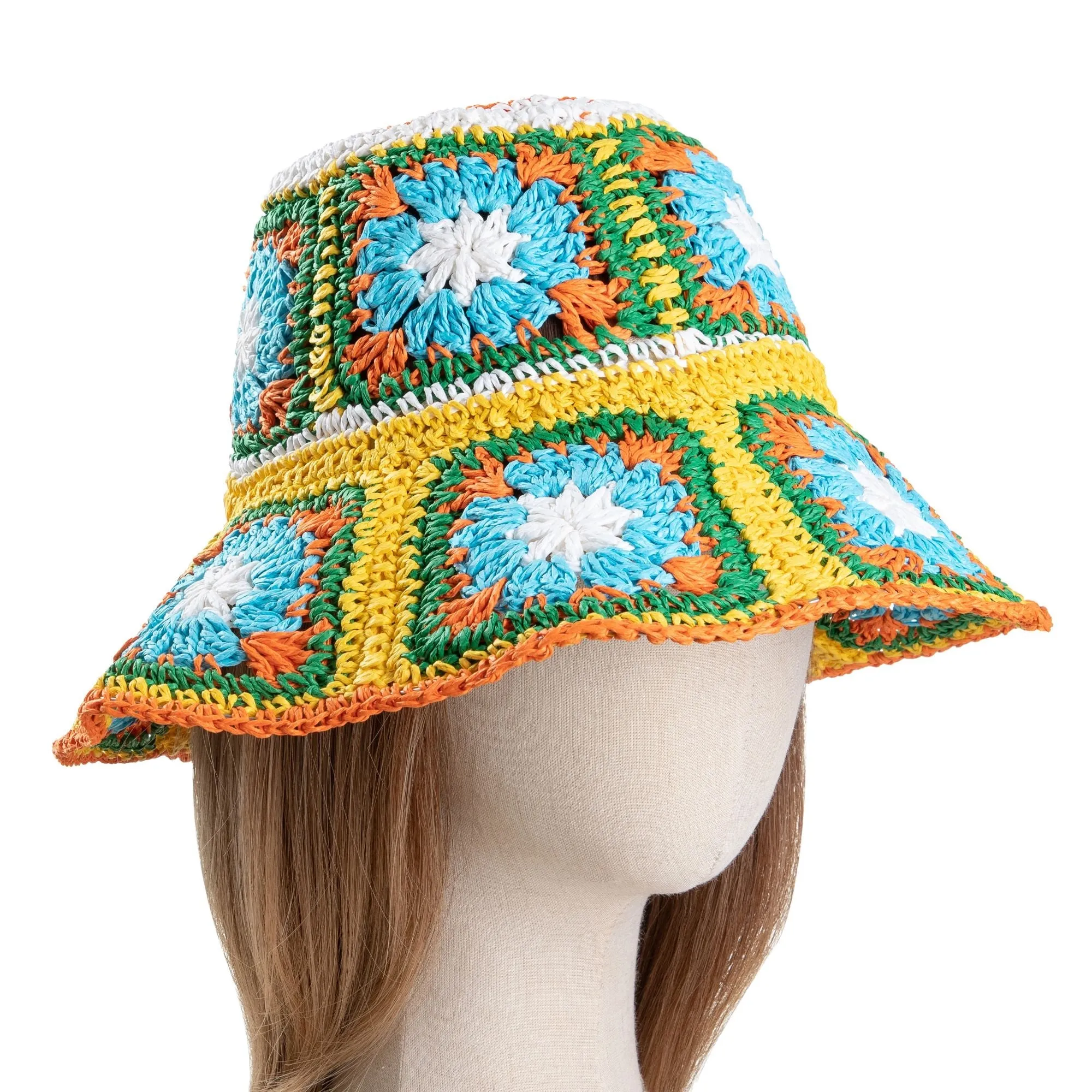 Yellow Floral Bucket Hat