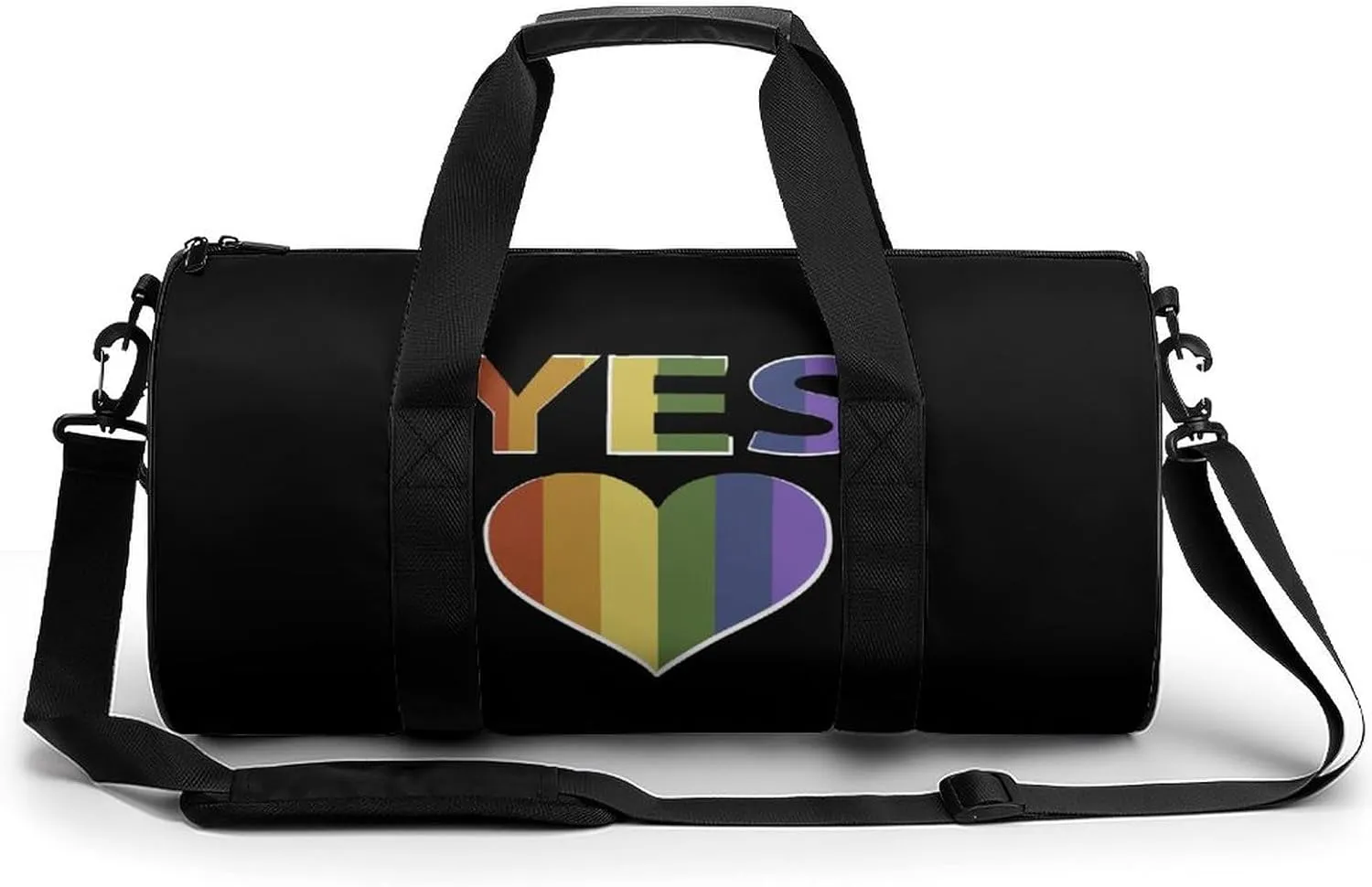 Yes Marriage Equality Lgbtq Compact Gym Bag Travel Duffel Bags Lightweight Foldable Sports Tote Gymbag