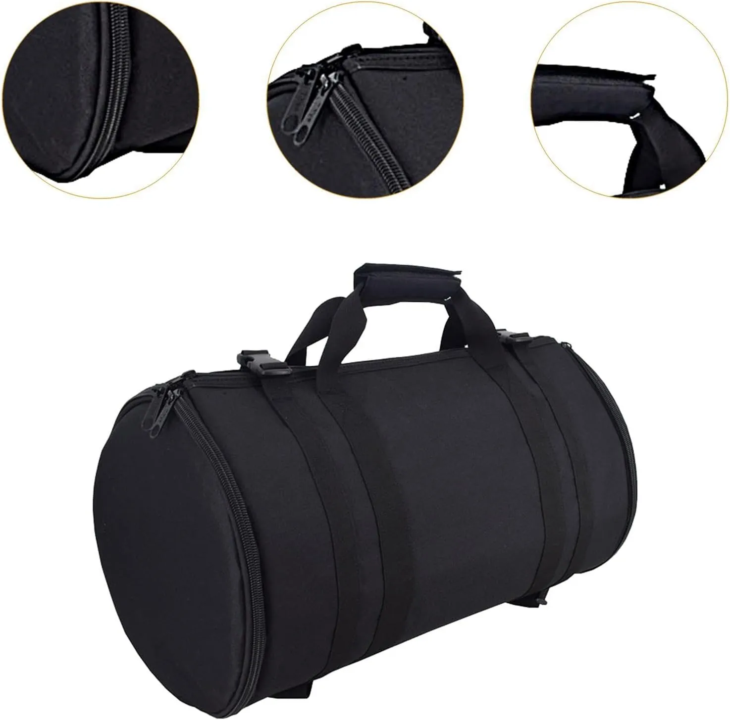 YIJU Gym Bag, Travel Duffel Bag, Backpack Breathable Portable Tote, Oxford Cloth Comfortable African Drum Carry Case, Shockproof, L