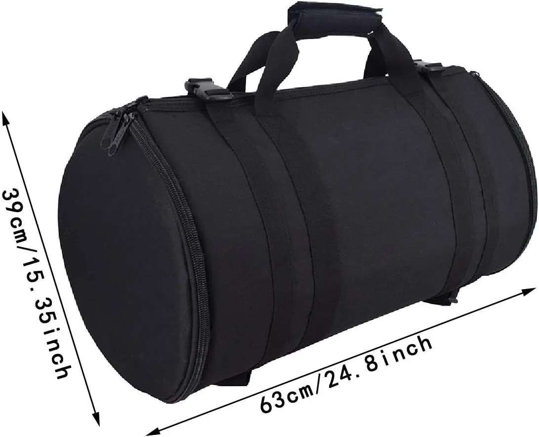 YIJU Gym Bag, Travel Duffel Bag, Backpack Breathable Portable Tote, Oxford Cloth Comfortable African Drum Carry Case, Shockproof, L