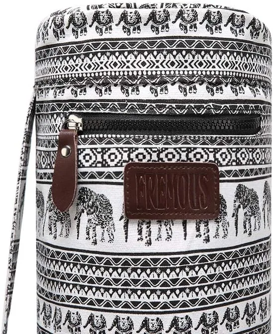 Yoga Mat Bag,Full-zip Exercise Yoga Mat Carrier Bag - Double Storage Pocket,Easy Access Zipper, Adjustable Shoulder Strap and Handle,Fits Most Mats