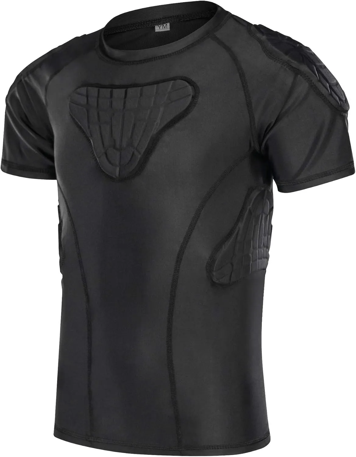 Youth Boys Football Rib Protector for Paintball Baseball Compression Padded Chest Protective